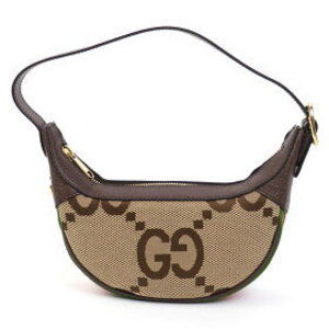 Gucci OPHIDIA Jumbo GG Mini Bag Beige Ebene Brown Hobo